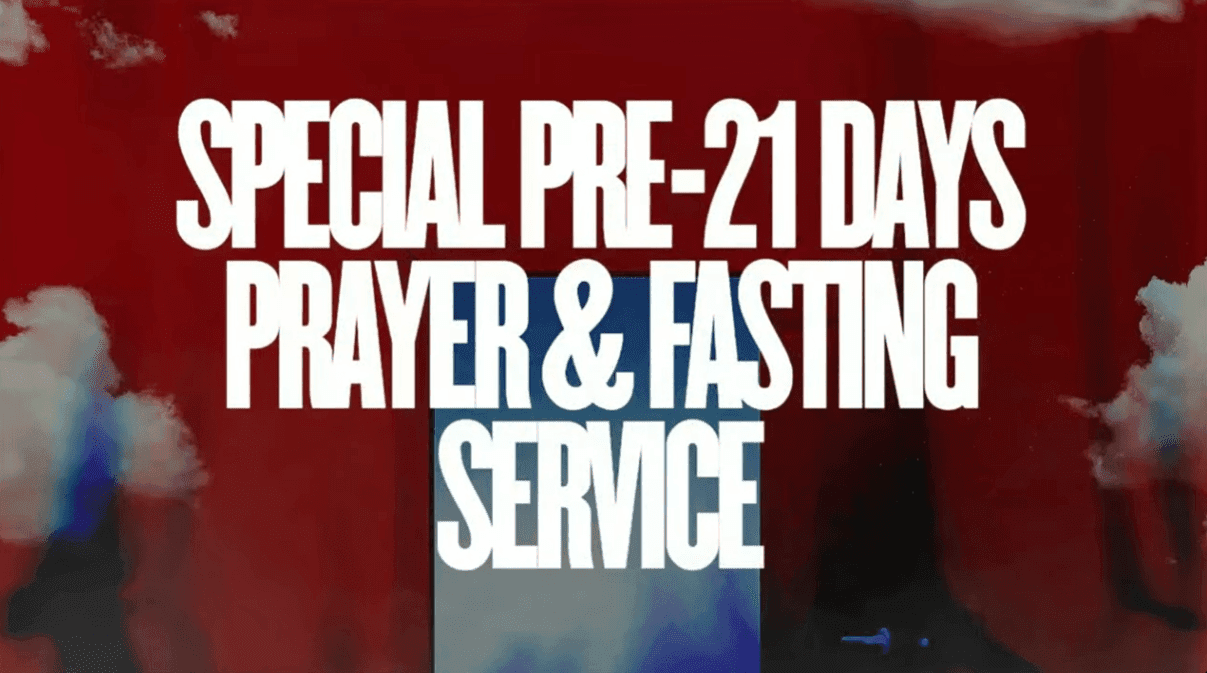 Special Pre-21 Days Prayer & Fasting Service service image