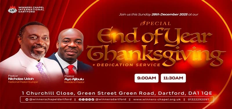 End of Year Thanksgiving Service service image