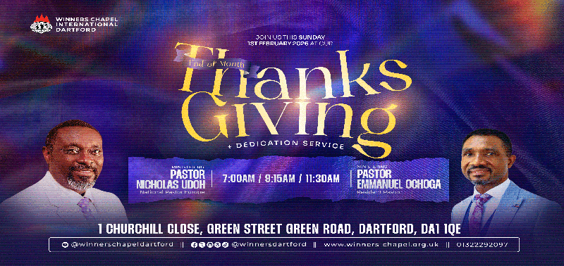 End of Month Thanksgiving + Dedication Service service image